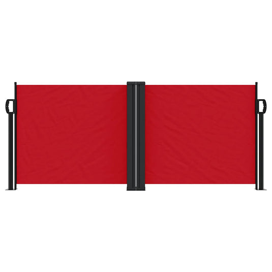 Vidaxl windscherm uittrekbaar 100x1000 cm rood