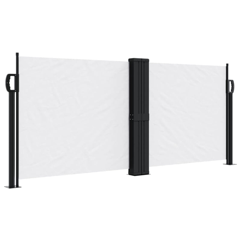 Afbeelding laden in galerijviewer, Vidaxl windscherm uittrekbaar 100x1000 cm wit
