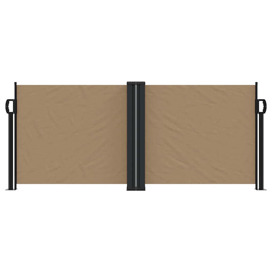 Vidaxl windscherm uittrekbaar 100x1000 cm taupe