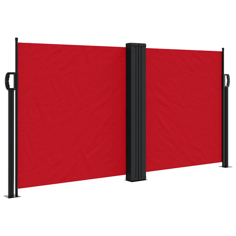 Afbeelding laden in galerijviewer, Vidaxl windscherm uittrekbaar 120x1000 cm rood
