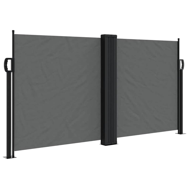 Afbeelding laden in galerijviewer, Vidaxl windscherm uittrekbaar 120x1000 cm antraciet
