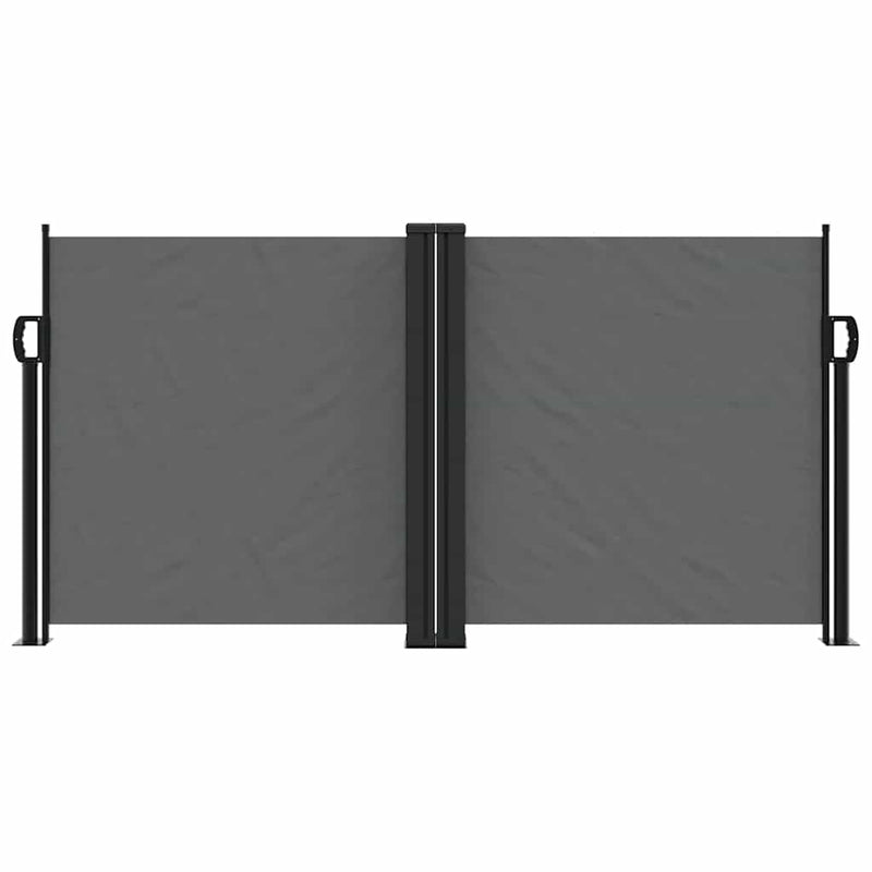 Afbeelding laden in galerijviewer, Vidaxl windscherm uittrekbaar 120x1000 cm antraciet
