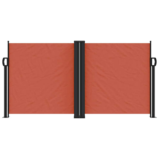 Vidaxl windscherm uittrekbaar 120x1000 cm terracottakleurig