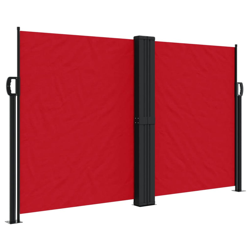 Afbeelding laden in galerijviewer, Vidaxl windscherm uittrekbaar 140x1000 cm rood
