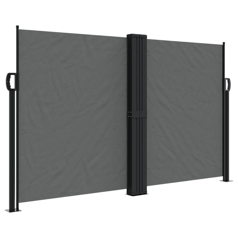 Afbeelding laden in galerijviewer, Vidaxl windscherm uittrekbaar 140x1000 cm antraciet
