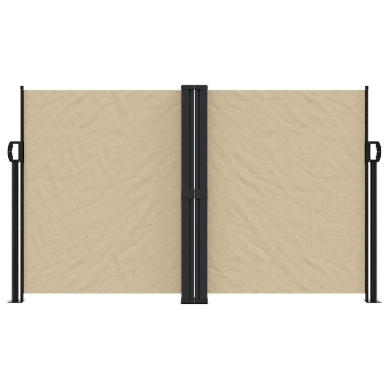Afbeelding laden in galerijviewer, Vidaxl windscherm uittrekbaar 140x1000 cm beige

