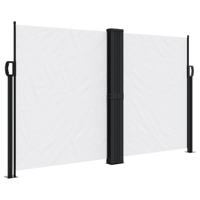 Afbeelding laden in galerijviewer, Vidaxl windscherm uittrekbaar 140x1000 cm wit
