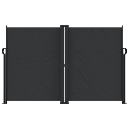 Vidaxl windscherm uittrekbaar 160x1000 cm zwart