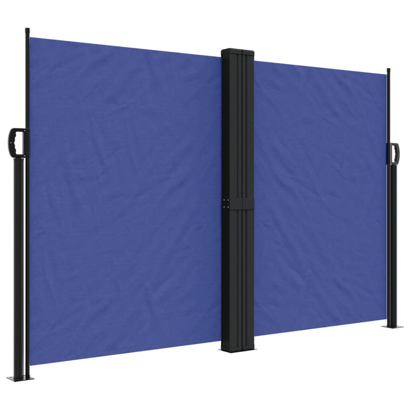 Afbeelding laden in galerijviewer, Vidaxl windscherm uittrekbaar 160x1000 cm blauw
