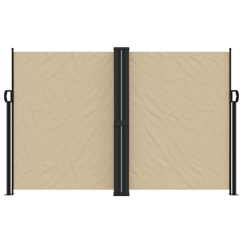 Afbeelding laden in galerijviewer, Vidaxl windscherm uittrekbaar 160x1000 cm beige
