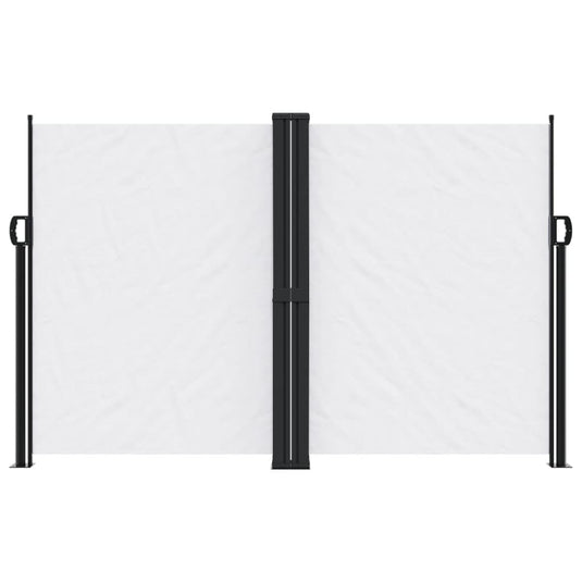 Vidaxl windscherm uittrekbaar 160x1000 cm wit