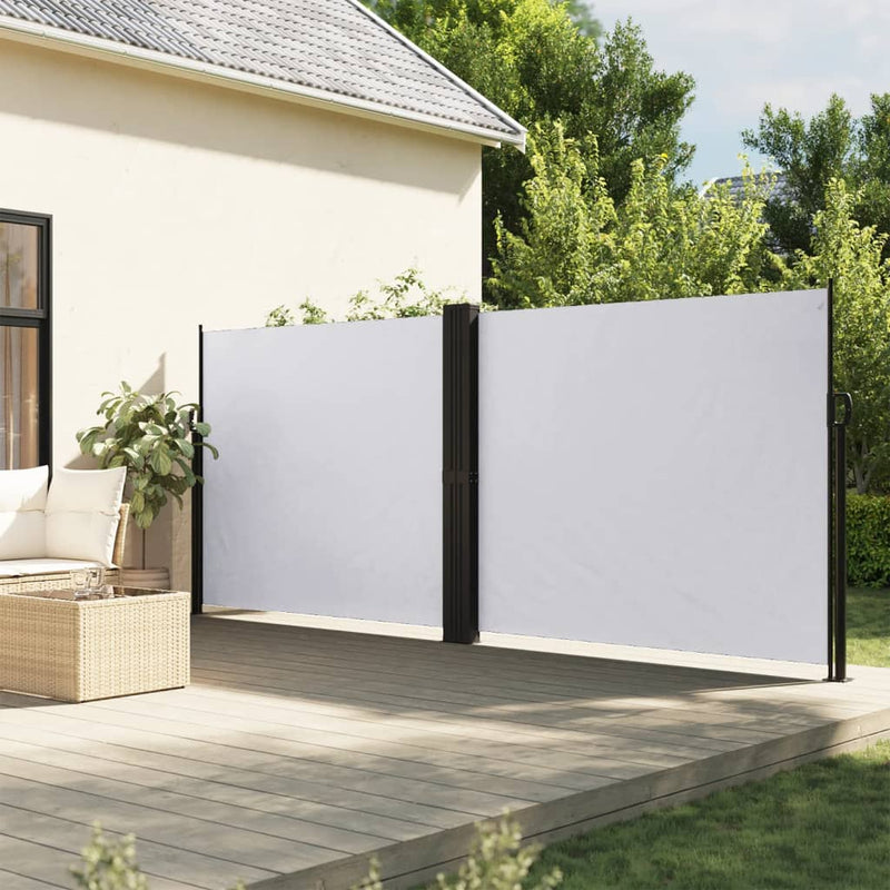 Afbeelding laden in galerijviewer, Vidaxl windscherm uittrekbaar 160x1000 cm wit
