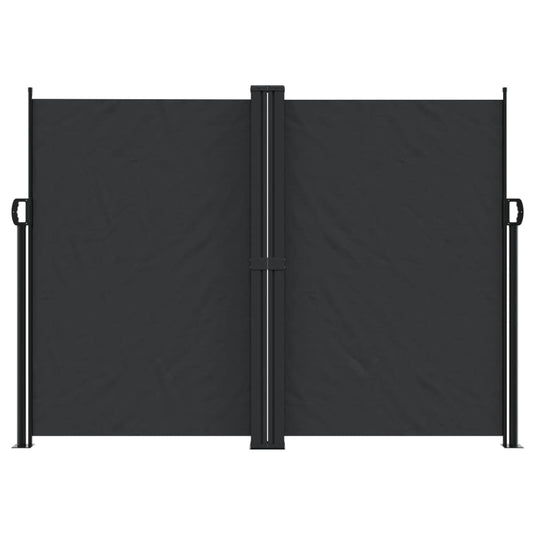 Vidaxl windscherm uittrekbaar 180x1000 cm zwart