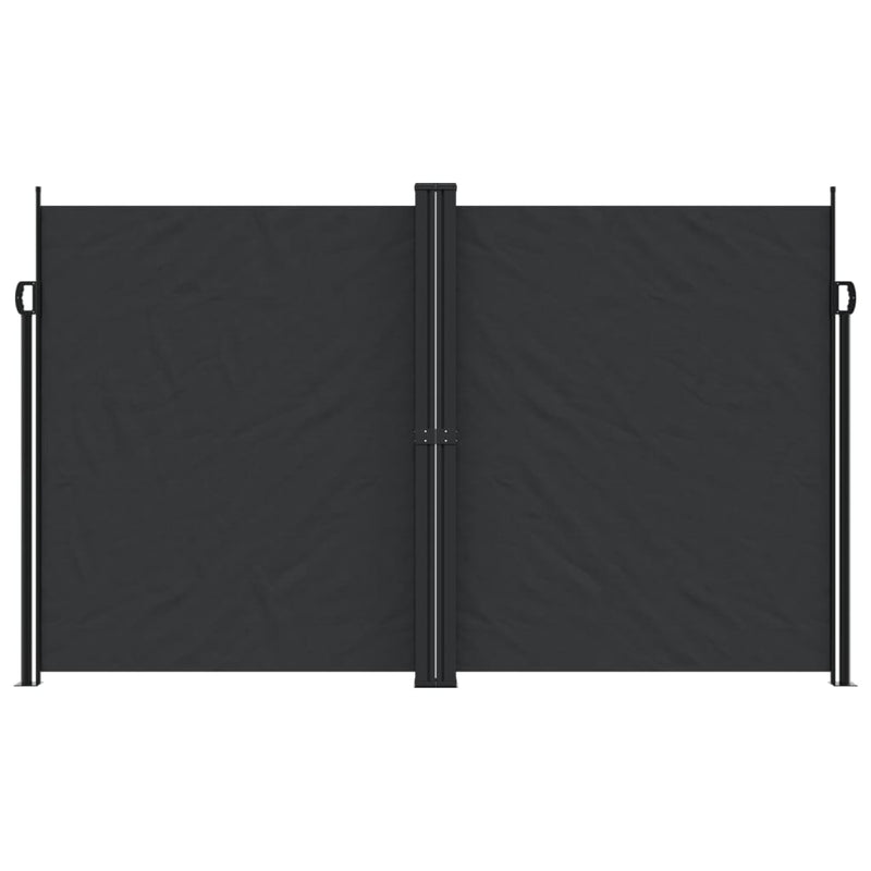Afbeelding laden in galerijviewer, Vidaxl windscherm uittrekbaar 200x1000 cm zwart
