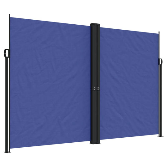 Vidaxl windscherm uittrekbaar 220x1000 cm blauw