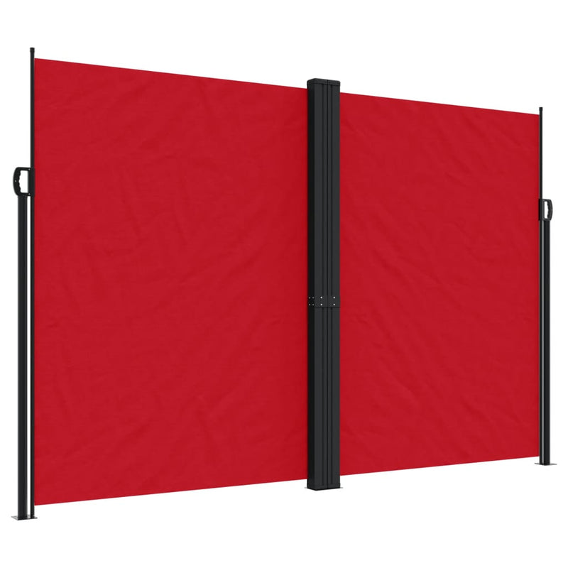 Afbeelding laden in galerijviewer, Vidaxl windscherm uittrekbaar 220x1000 cm rood
