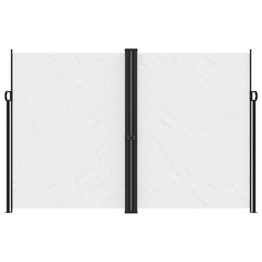 Vidaxl windscherm uittrekbaar 220x1000 cm wit