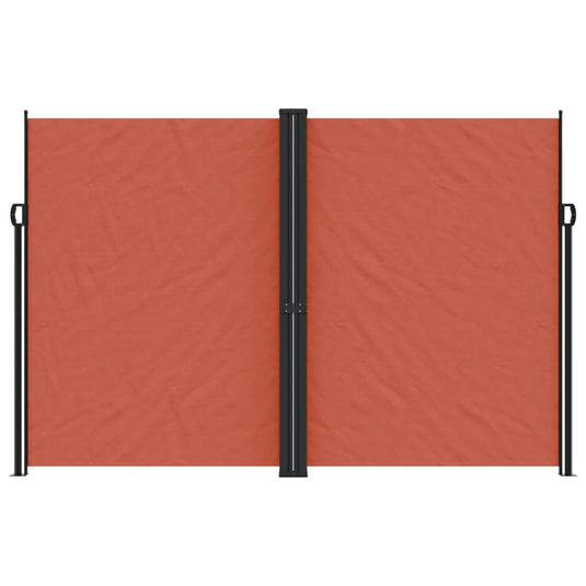 Vidaxl windscherm uittrekbaar 220x1000 cm terracottakleurig