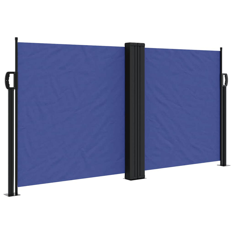 Afbeelding laden in galerijviewer, Vidaxl windscherm uittrekbaar 120x1200 cm blauw
