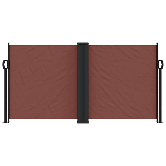 Vidaxl windscherm uittrekbaar 120x1200 cm bruin