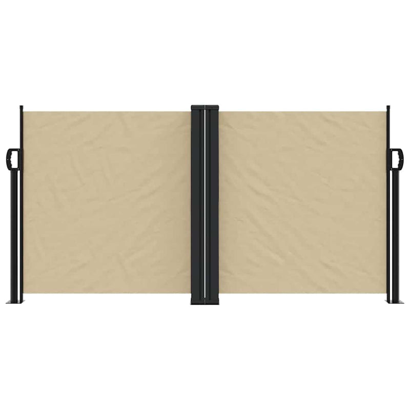 Afbeelding laden in galerijviewer, Vidaxl windscherm uittrekbaar 120x1200 cm beige
