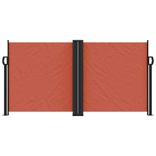 Vidaxl windscherm uittrekbaar 120x1200 cm terracottakleurig