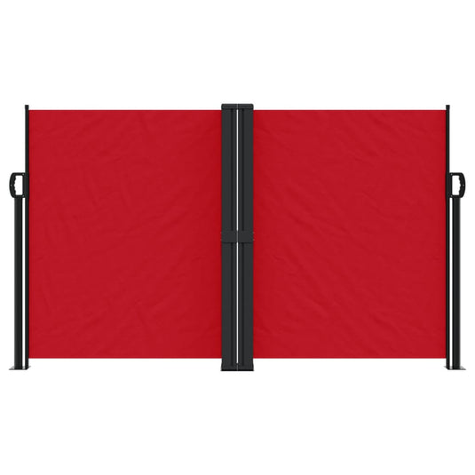Vidaxl windscherm uittrekbaar 140x1200 cm rood