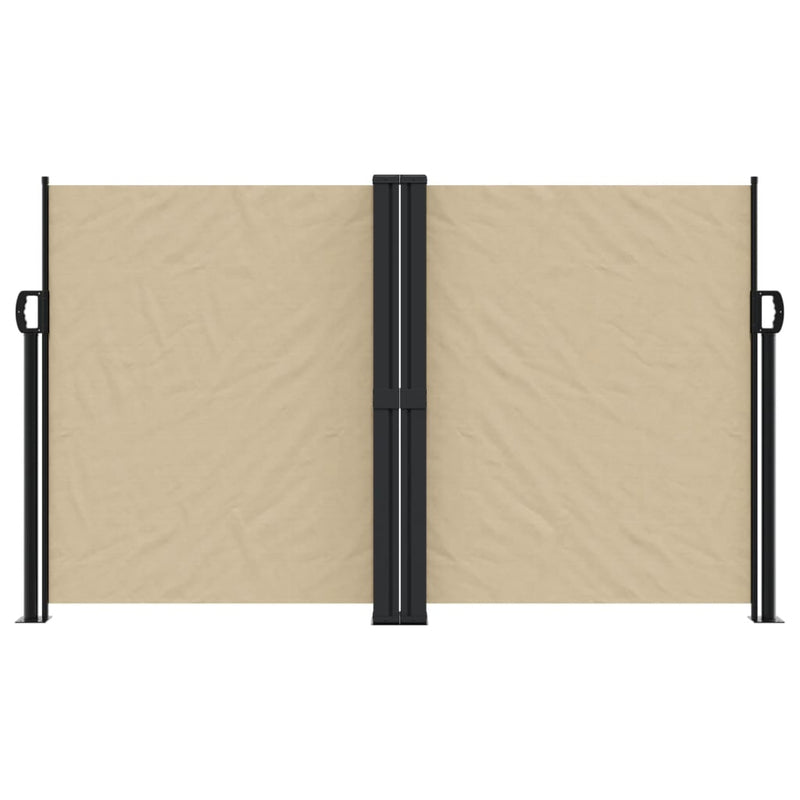 Afbeelding laden in galerijviewer, Vidaxl windscherm uittrekbaar 140x1200 cm beige
