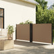 Vidaxl windscherm uittrekbaar 140x1200 cm taupe