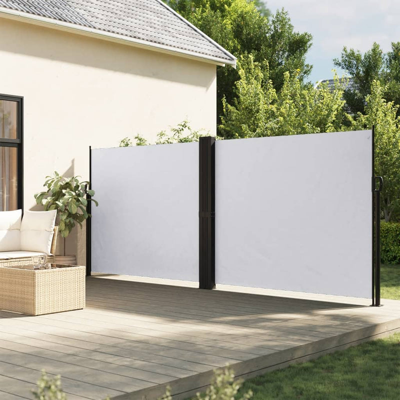 Afbeelding laden in galerijviewer, Vidaxl windscherm uittrekbaar 160x1200 cm wit
