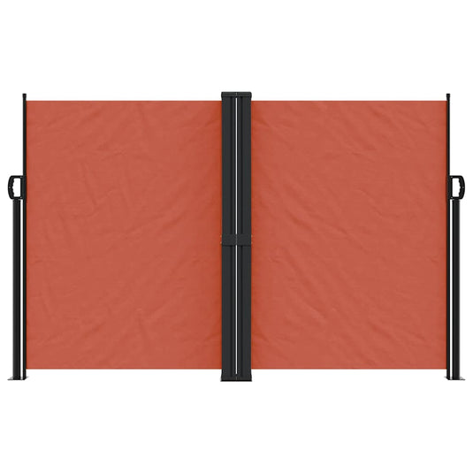 Vidaxl windscherm uittrekbaar 160x1200 cm terracottakleurig