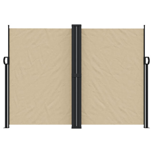 Vidaxl windscherm uittrekbaar 180x1200 cm beige