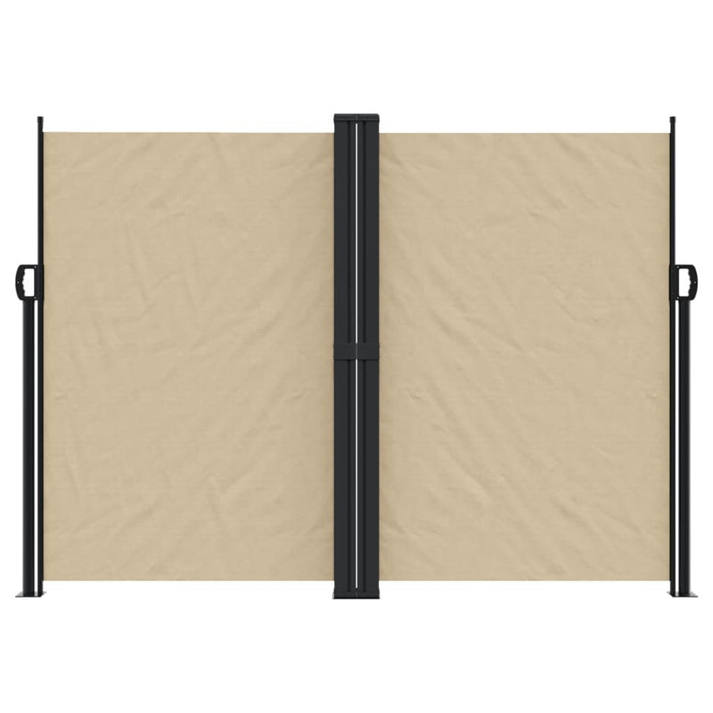 Afbeelding laden in galerijviewer, Vidaxl windscherm uittrekbaar 180x1200 cm beige
