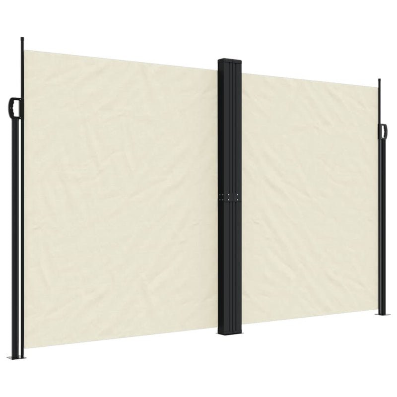 Afbeelding laden in galerijviewer, Vidaxl tuinscherm uittrekbaar 200x1200 cm crèmekleurig
