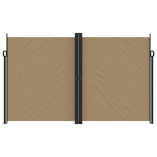 Vidaxl windscherm uittrekbaar 200x1200 cm taupe