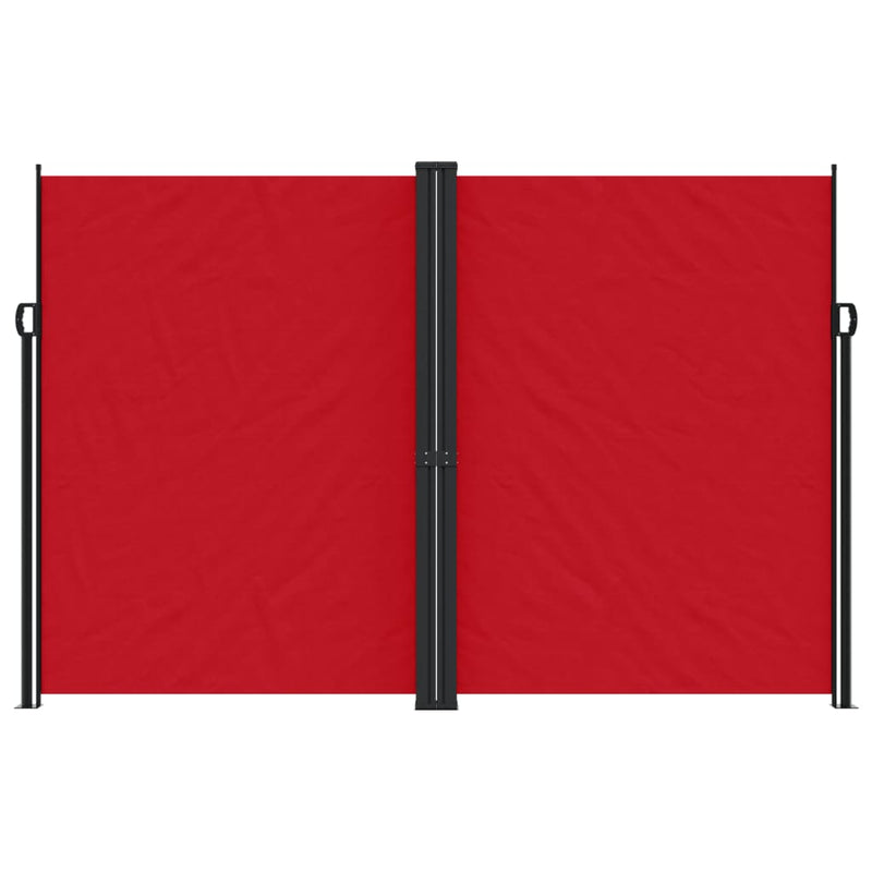 Afbeelding laden in galerijviewer, Vidaxl tuinscherm uittrekbaar 220x1200 cm rood

