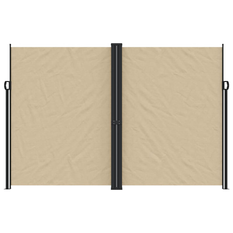 Afbeelding laden in galerijviewer, Vidaxl windscherm uittrekbaar 220x1200 cm beige

