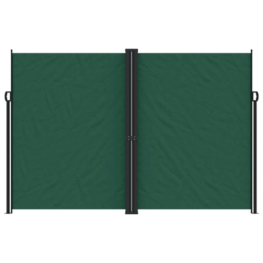 Vidaxl windscherm uittrekbaar 220x1200 cm donkergroen
