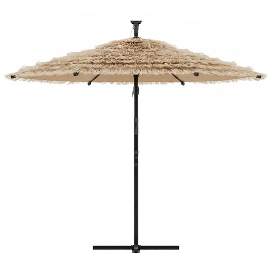 Vidaxl parasol met stalen paal 269x269x235 cm bruin