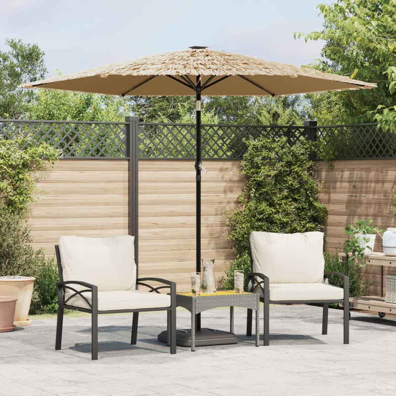 Afbeelding laden in galerijviewer, Vidaxl parasol met stalen paal 268x268x226 cm bruin
