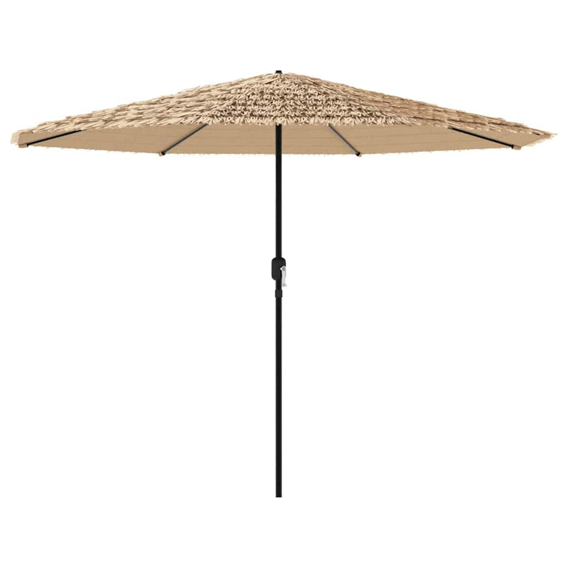 Afbeelding laden in galerijviewer, Vidaxl parasol met stalen paal 324x324x247 cm bruin
