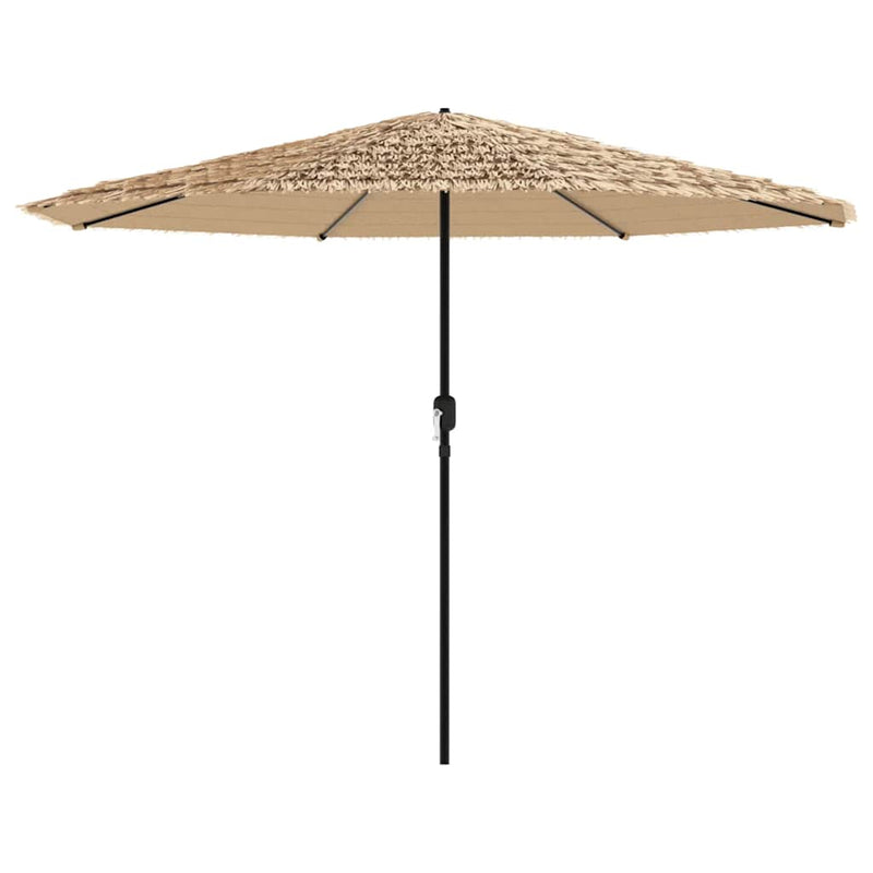 Afbeelding laden in galerijviewer, Vidaxl parasol met stalen paal 324x324x247 cm bruin
