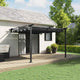 Vidaxl prieel antraciet 300 x 300 x 200 cm polyester