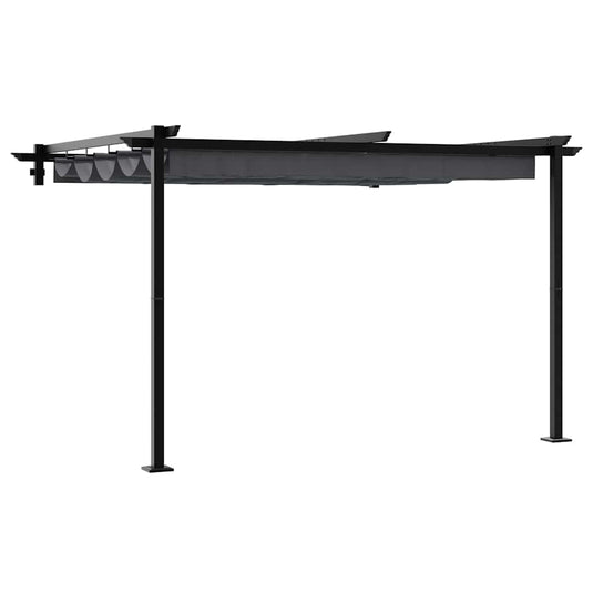 Vidaxl prieel antraciet 300 x 300 x 200 cm polyester