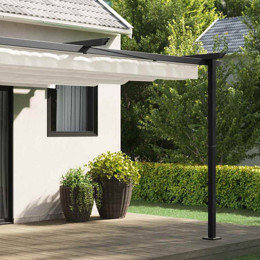 Vidaxl paviljoen 400 x 300 x 200 cm crèmekleurig polyester