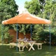 Vidaxl partytent inklapbaar pop-up 292x292x315 cm oranje
