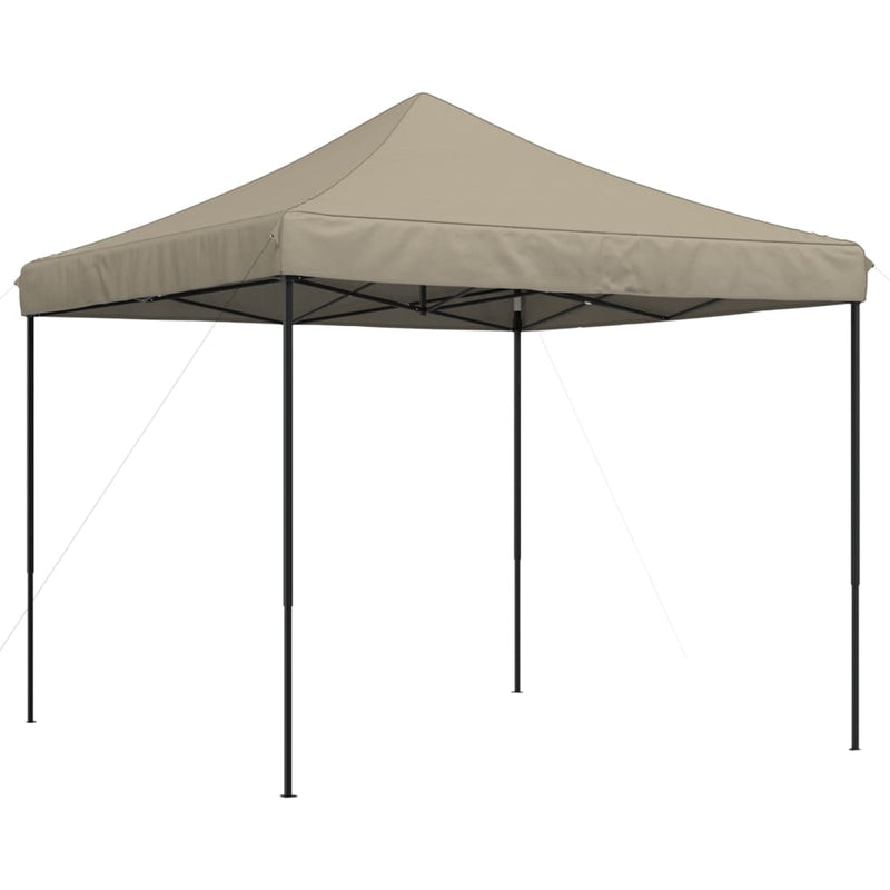 Afbeelding laden in galerijviewer, Vidaxl partytent inklapbaar pop-up 292x292x315 cm taupe
