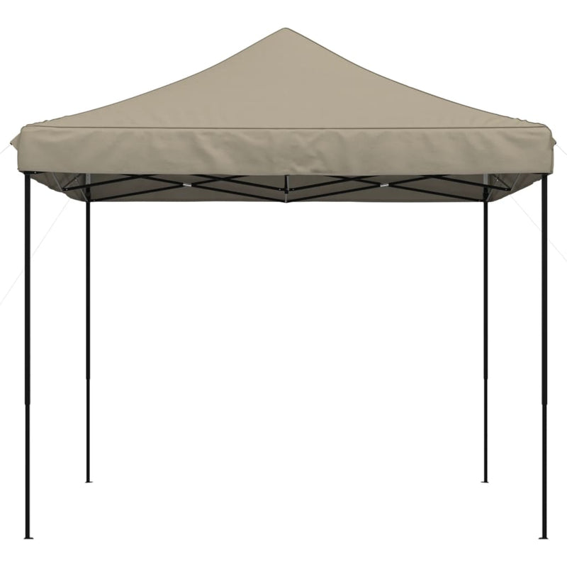 Afbeelding laden in galerijviewer, Vidaxl partytent inklapbaar pop-up 292x292x315 cm taupe
