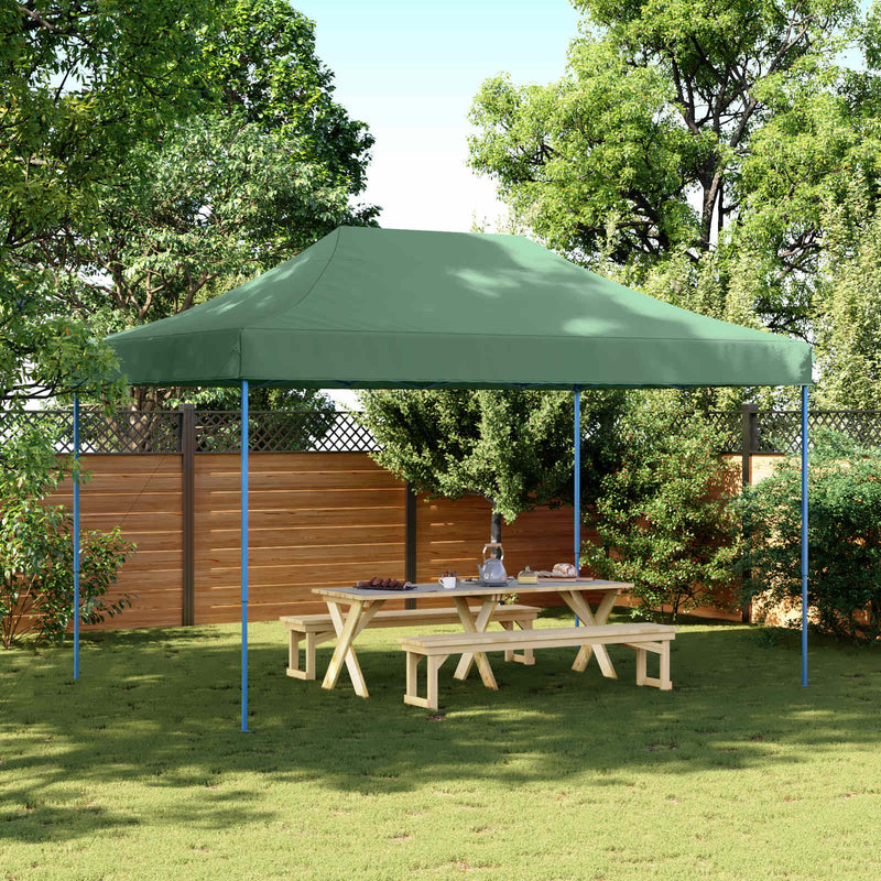 Afbeelding laden in galerijviewer, Vidaxl partytent inklapbaar pop-up 440x292x315 cm groen
