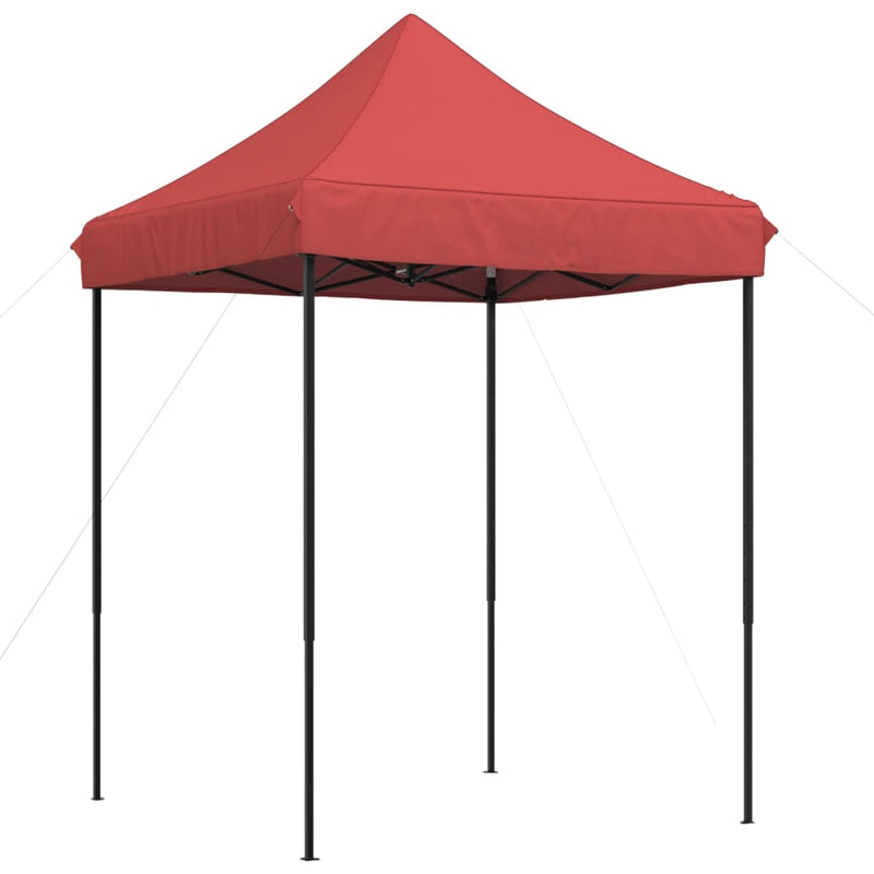 Afbeelding laden in galerijviewer, Vidaxl partytent inklapbaar pop-up 200x200x306 cm bordeauxrood
